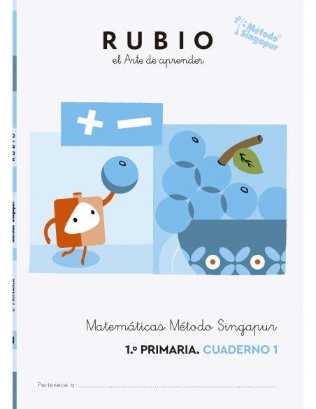 Matematicas 3 cuadernos Metodo Singapur 1ºprimaria Rubio